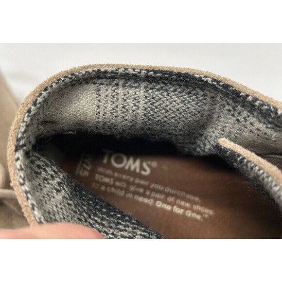 TOMS Kala Wedge Desert Ankle Boots Booties - Taupe/Brown Suede - Women's Sz 7.5 - Picture 7 of 9